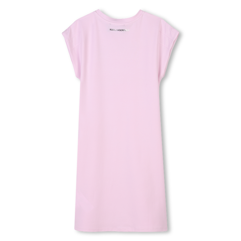 Vestido de manga curta KARL LAGERFELD KIDS 
                        GIRL