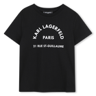 T-shirt estampada KARL LAGERFELD KIDS 
                    BOY
