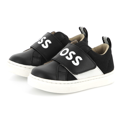 Sapatilhas de pele com velcro BOSS BOY