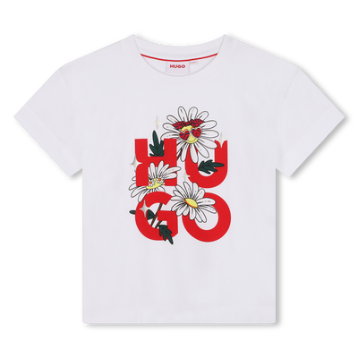 T-shirt com estampado HUGO GIRL