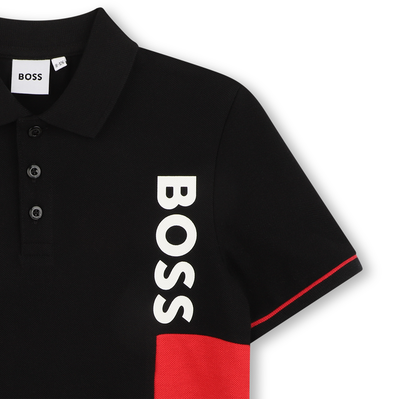 POLO MANGAS CURTAS BOSS 
                        MENINO