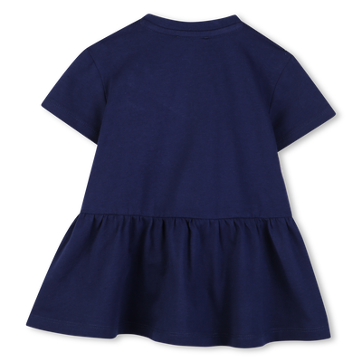 VESTIDO REUNIDO NA CINTURA KENZO KIDS GIRL