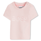 T-shirt estampado brilhante, ROSA   PALIDO, hi-res