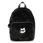 Mochila pequena feita de l&atilde; fofa KARL LAGERFELD KIDS 
                    GIRL