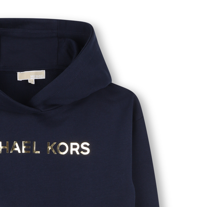 Vestido com capuz de l&atilde; MICHAEL KORS 
                        GIRL