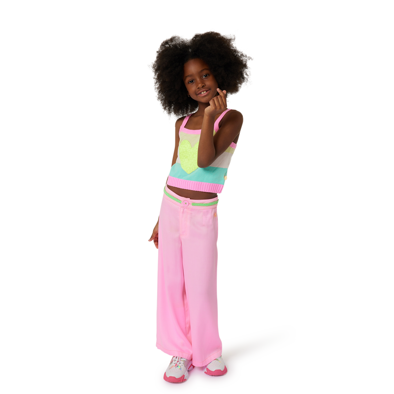 Knitted striped tank top BILLIEBLUSH 
                    GIRL