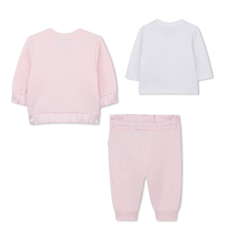 Conjunto de calças, cardigã e camiseta BOSS 
                    GIRL