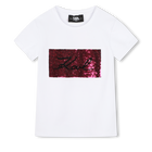 T-shirt com lantejoulas, BRANCO, hi-res