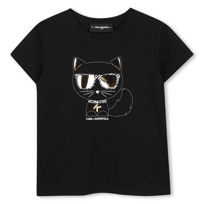 T-SHIRT ILUSTRA&Ccedil;&Atilde;O CHOUPETTE KARL LAGERFELD KIDS 
                        GIRL