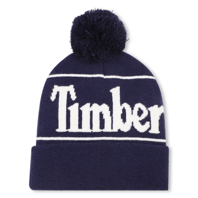 Chap&eacute;u de malha com pompom jacquard TIMBERLAND BOY