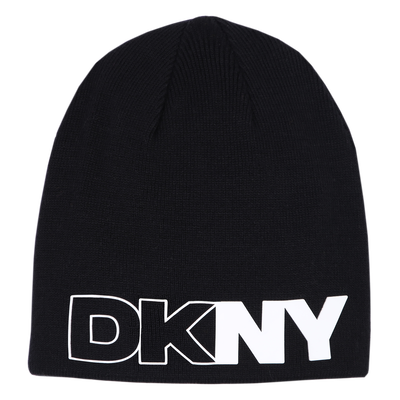 Gorro de malha com log&oacute;tipo DKNY UNISEX