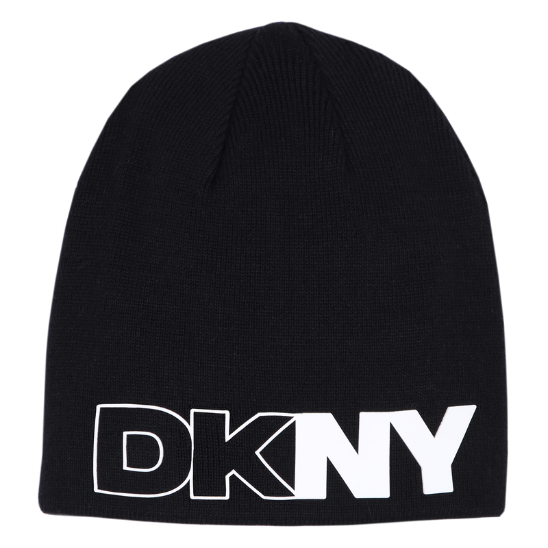 Gorro de malha com log&oacute;tipo DKNY 
                        UNISEX