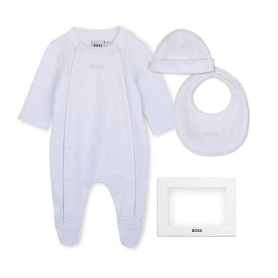 Conjunto de pijama, touca e babador BOSS MENINO