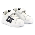 Sapatilhas de pele com velcro BOSS 
                    BOY