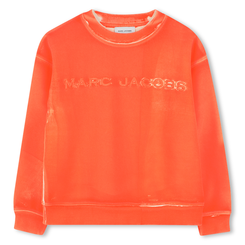 Sweatshirt molet&atilde;o de algod&atilde;o MARC JACOBS 
                        UNISEX