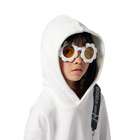Sweatshirt com capuz molet&atilde;o MARC JACOBS 
                    GIRL