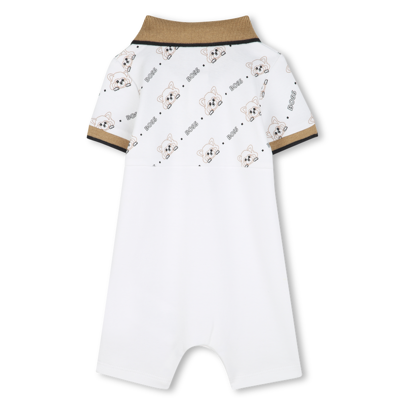 Macac&atilde;o curto de gola polo BOSS 
                        BOY