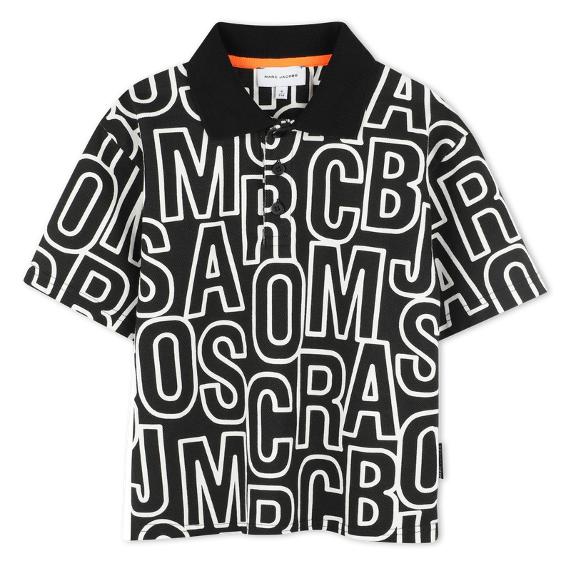 Polo com monograma estampado MARC JACOBS 
                        BOY
