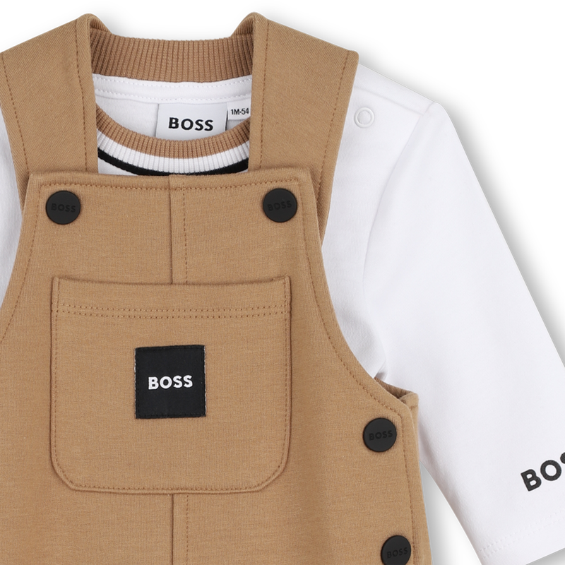 Conjunto de macac&atilde;o e camiseta BOSS 
                        BOY