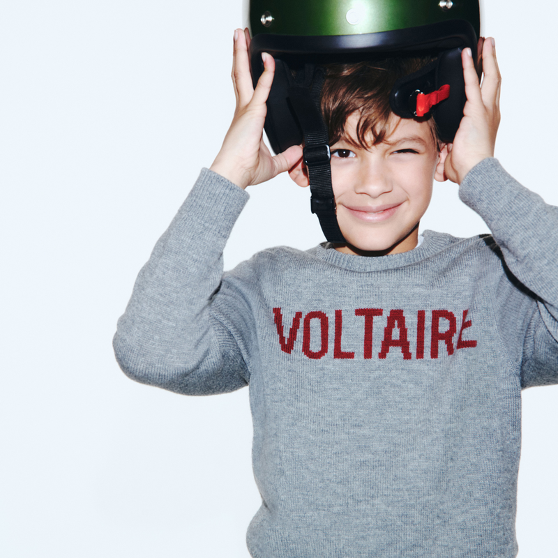 Camisola com gola redonda ZADIG & VOLTAIRE 
                    BOY