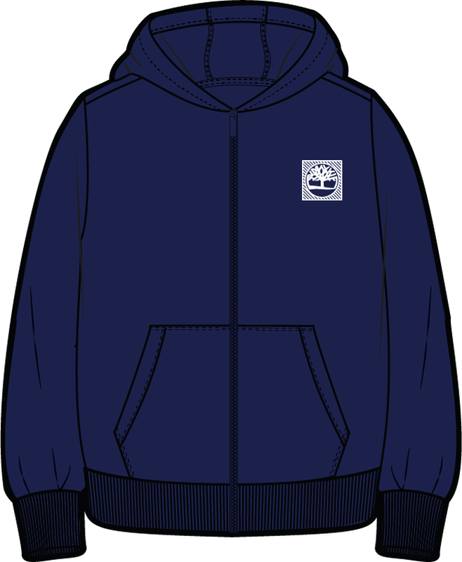Cardigã com capuz de lã TIMBERLAND 
                    BOY