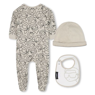 Conjunto de pijama de 3 peças KARL LAGERFELD KIDS BOY