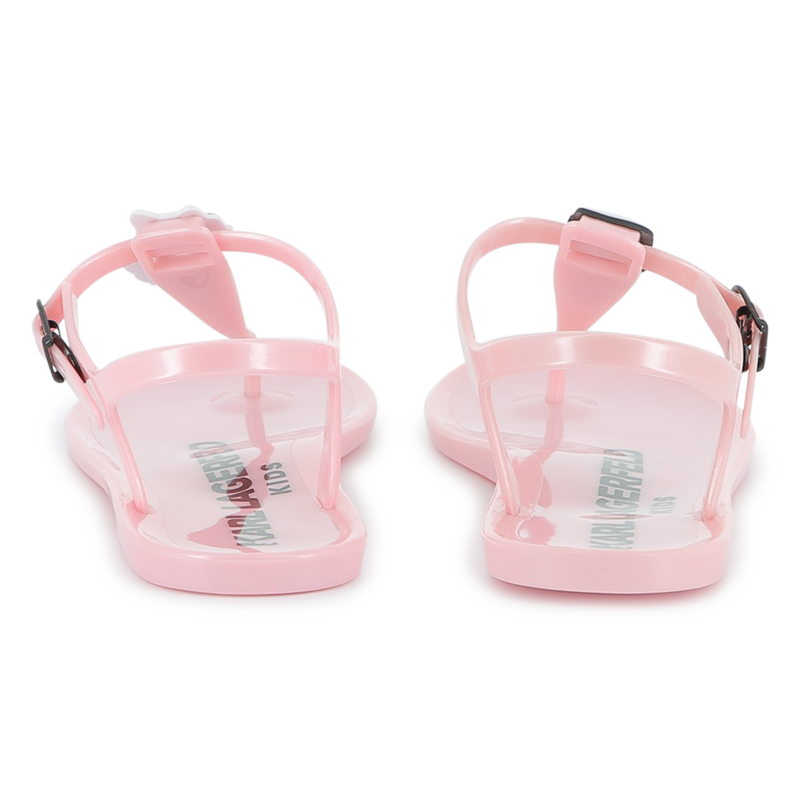 Sand&aacute;lias de fivela KARL LAGERFELD KIDS 
                        GIRL