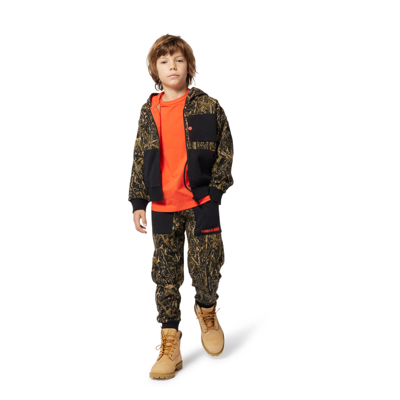 Hooded Fleece Cardigan TIMBERLAND 
                    BOY