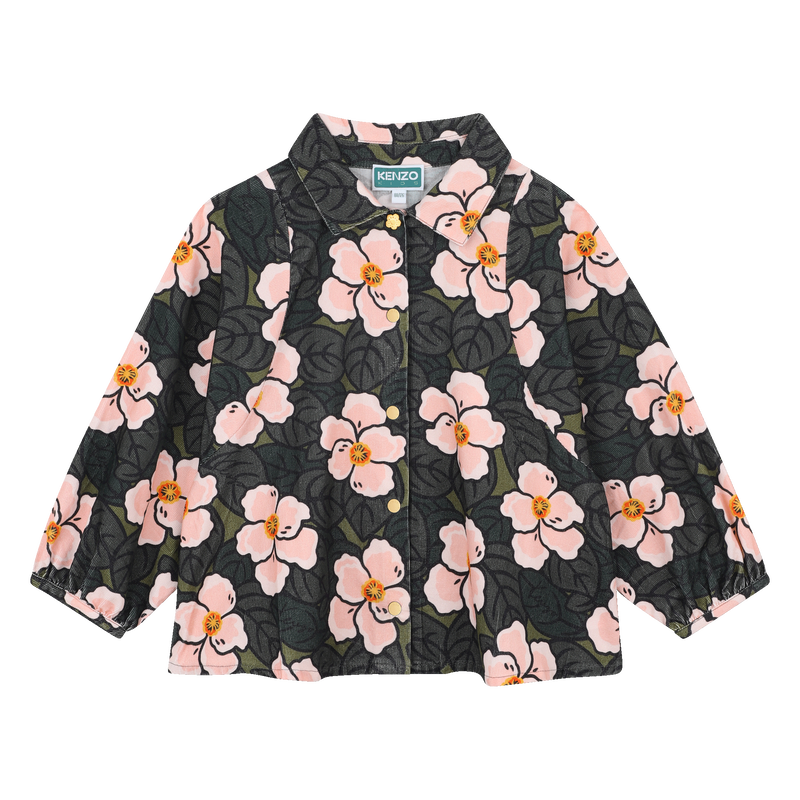 Blusa de veludo KENZO KIDS 
                    GIRL