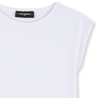 T-shirt de manga curta KARL LAGERFELD KIDS 
                    GIRL