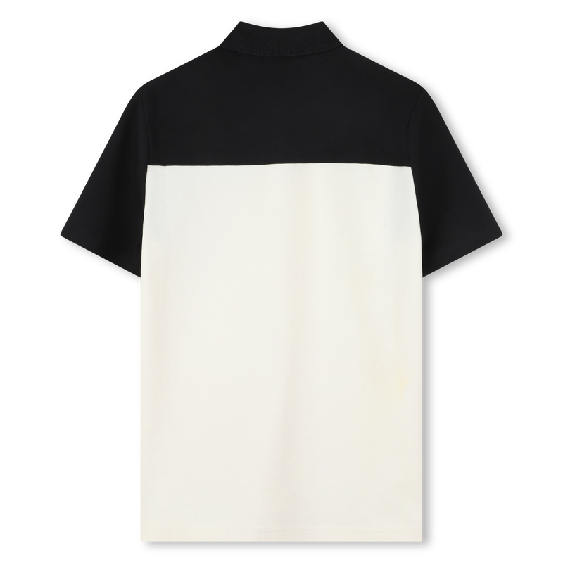 Polo com blocos de cor BOSS 
                        BOY