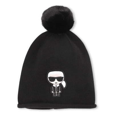 Gorro de malha KARL LAGERFELD KIDS GIRL