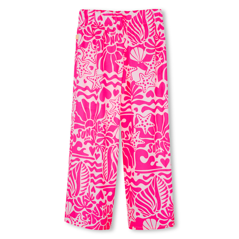 Calças largas estampadas BILLIEBLUSH 
                    GIRL
