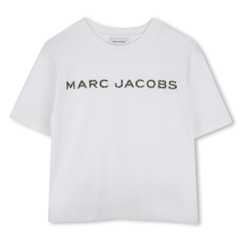 T-shirt de algod&atilde;o com strass MARC JACOBS 
                        GIRL