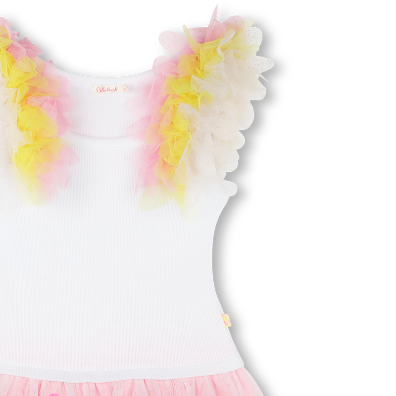 Vestido bi-mat&eacute;ria de al&ccedil;as BILLIEBLUSH 
                        GIRL