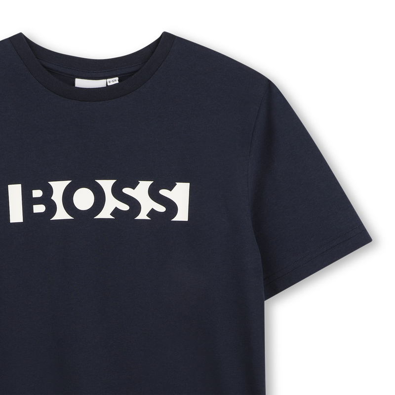 T-SHIRT MANGAS CURTAS BOSS 
                        MENINO