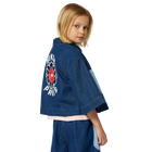 Casaco de ganga bordado KENZO KIDS 
                    GIRL