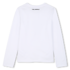 Camiseta de manga longa KARL LAGERFELD KIDS 
                    GIRL