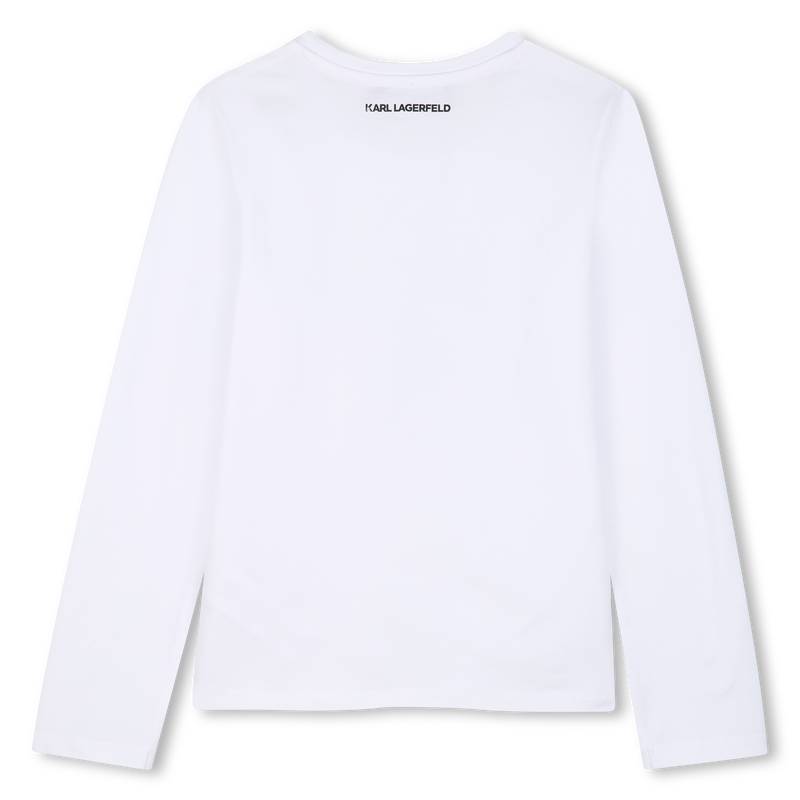 Camiseta de manga longa KARL LAGERFELD KIDS 
                        GIRL