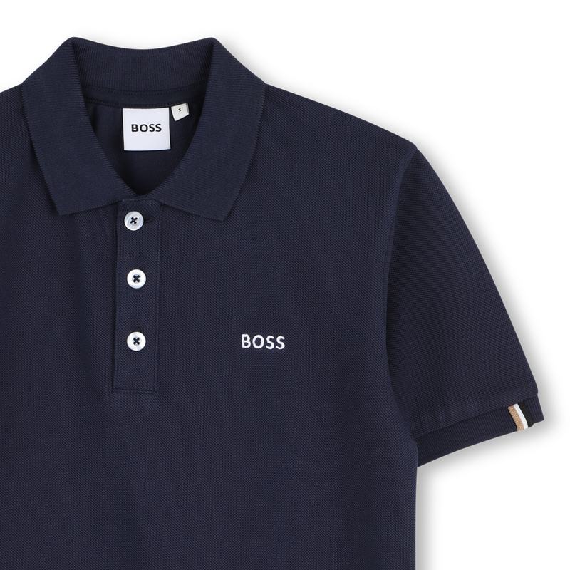 Polo de manga curta BOSS 
                        MENINO