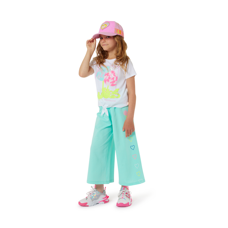 Calças estampadas em moletão BILLIEBLUSH 
                    GIRL