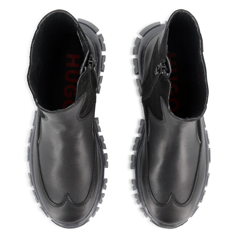 Botins com fecho de correr HUGO 
                        GIRL