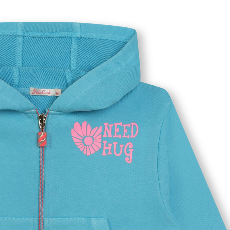 Sweatshirt em moletão BILLIEBLUSH 
                    GIRL