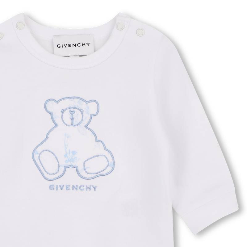 Conjunto de macac&atilde;o e camiseta GIVENCHY 
                        MENINO