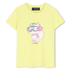 Camiseta de mangas curtas KARL LAGERFELD KIDS 
                    GIRL