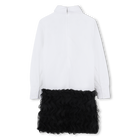 Vestido de manga comprida KARL LAGERFELD KIDS 
                    GIRL