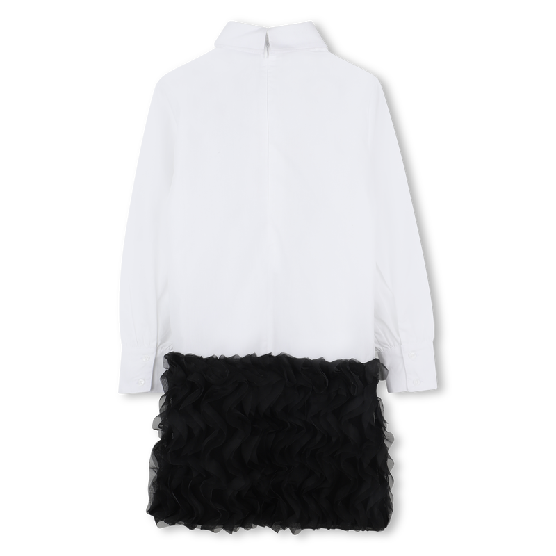 Vestido de manga comprida KARL LAGERFELD KIDS 
                        GIRL
