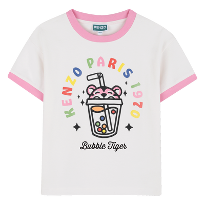 T-SHIRT DE MANGA CURTA KENZO KIDS GIRL