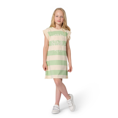 VESTIDO LISTRADO KENZO KIDS GIRL