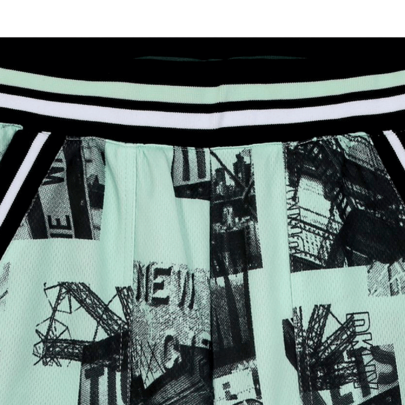 Calções em tecido de rede DKNY 
                    BOY